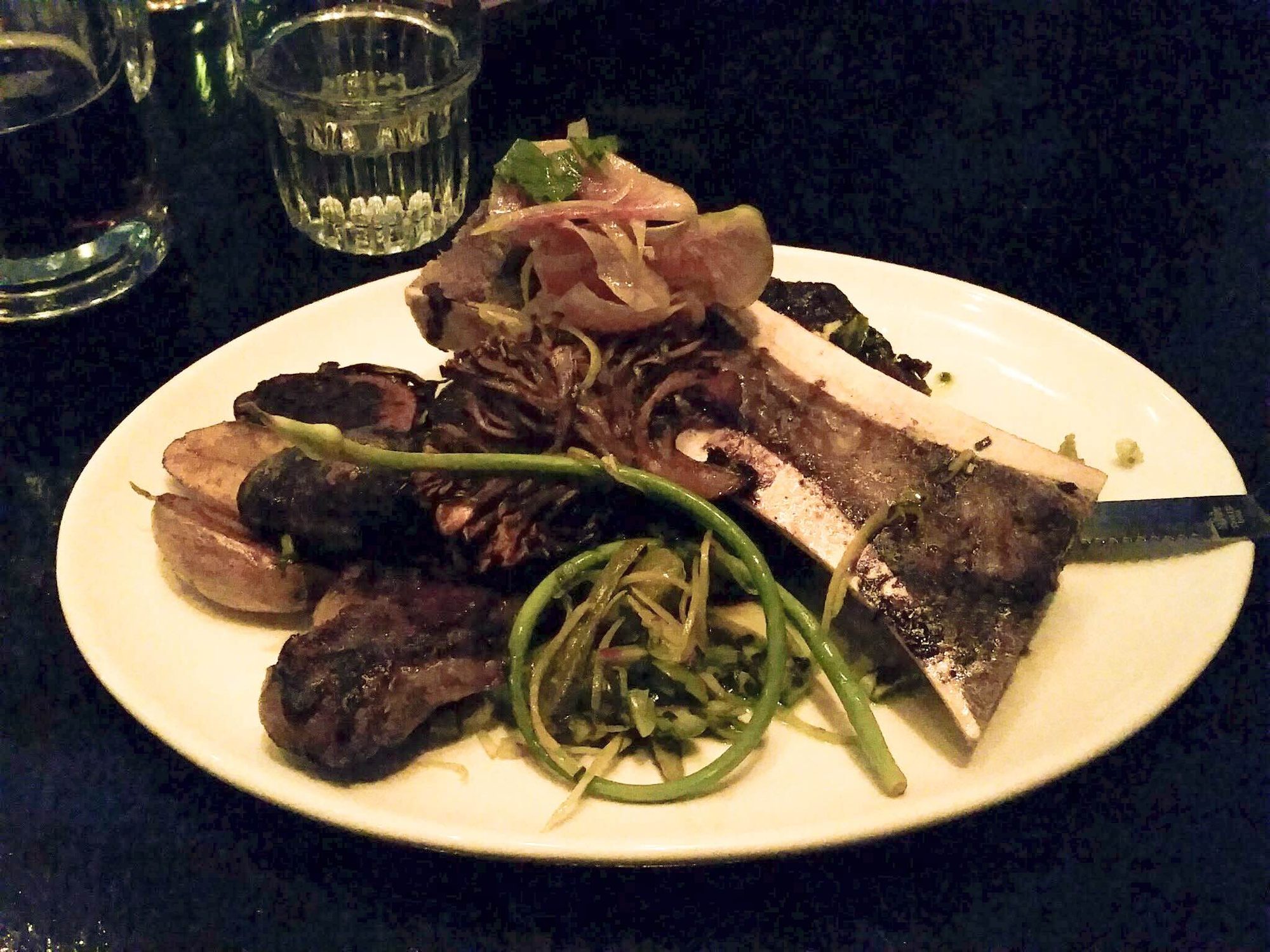 Bud & Marilyn's dry aged strip steak