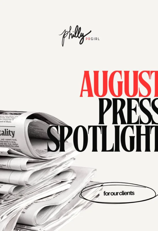 Philly PR Girl's August Press Spotlight is here!We are proud of all of the coverage we helped bring to our clients, but here are our standout moments from the month. ➡️Looking for a PR Firm to grow your business? DM us or email Info@PhillyPRGirl.com today!#PublicRelations #PRAgency #MediaRelations #EarnedMedia #PhillyPRGirl
