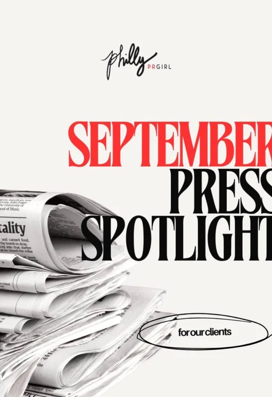 Philly PR Girl's September Press Spotlight is here!We are proud of all of the coverage we helped bring to our clients, but here are our standout moments from the month. ➡️Looking for a PR Firm to grow your business? DM us or email Info@PhillyPRGirl.com today!#PublicRelations #PRAgency #MediaRelations #EarnedMedia #PhillyPRGirl