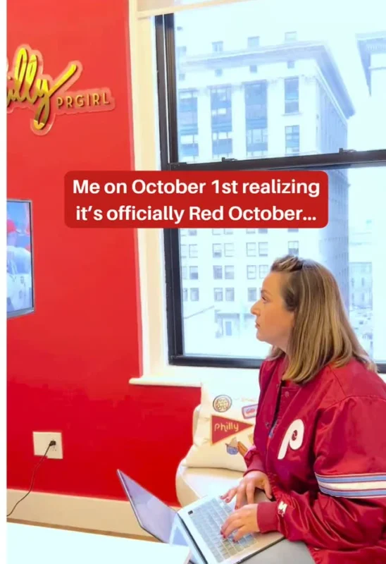 Happy October 1st to all who celebrate! 🔔It's a big night ahead, and the whole city is cheering you on. Let's go @Phillies !!#RingTheBell #RedOctober #PhillyPRGirl