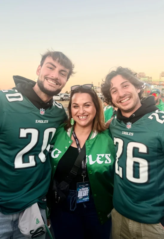TrueFan Travel and Garage Beer  brought a WEDDING to the tailgate today, so naturally, we had to ask @atfrenchies the big question: Who from Philly would you want to officiate your wedding? 

Their answers did not disappoint! 🏈💍

#TrueFanTravel #TailgateWedding #PhillyEvents
