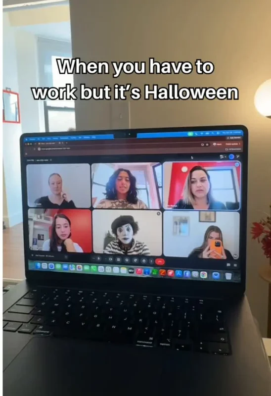 Apparently, our Digital Media Manager does NOT play about Halloween. 👻

#PhillyPRGirl #Halloween #OfficeHumor