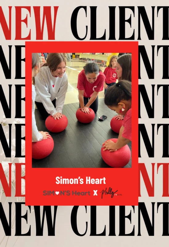 The Philly PR Girl family is growing! @SimonsHeart is the newest client on our roster. ♥️This local nonprofit is committed to preventing sudden cardiac arrest and death in children, teens, and young adults. November 21 is their first-ever CPR Jukebox Marathon, a 12-hour overnight event where high school students will enjoy music, games, food, giveaways, and special activities while rotating through the CPR Jukebox challenge. Simon's Heart hopes to raise funds for free heart screenings, AED placement, and CPR education, and we can't wait to help them achieve their goals!#NewClient #PhillyPRGirl #PhillyPRAgency